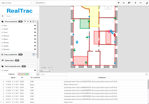 RealTrac 3.1 система безопасности на основе 3D позиционирования персонала — Агентство Бизнес Новостей — Ремонт дома